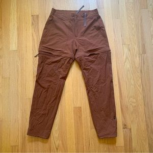 REI Sahara hiking convertible pants shorts in Nutmeg